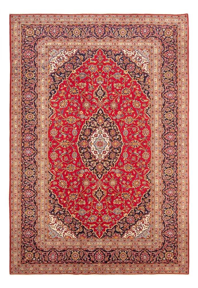 Tapete persa - Keshan - 352 x 245 cm - vermelho