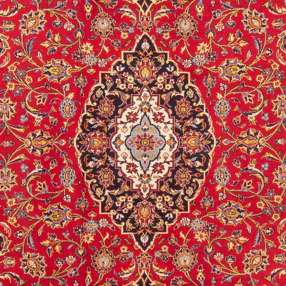 Tapete persa - Keshan - 352 x 245 cm - vermelho