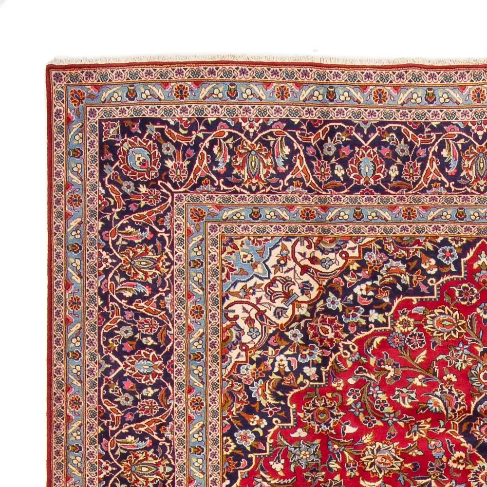 Tapete persa - Keshan - 355 x 255 cm - ferrugem