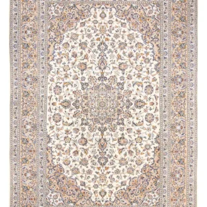 Tapete persa - Keshan - 356 x 240 cm - creme