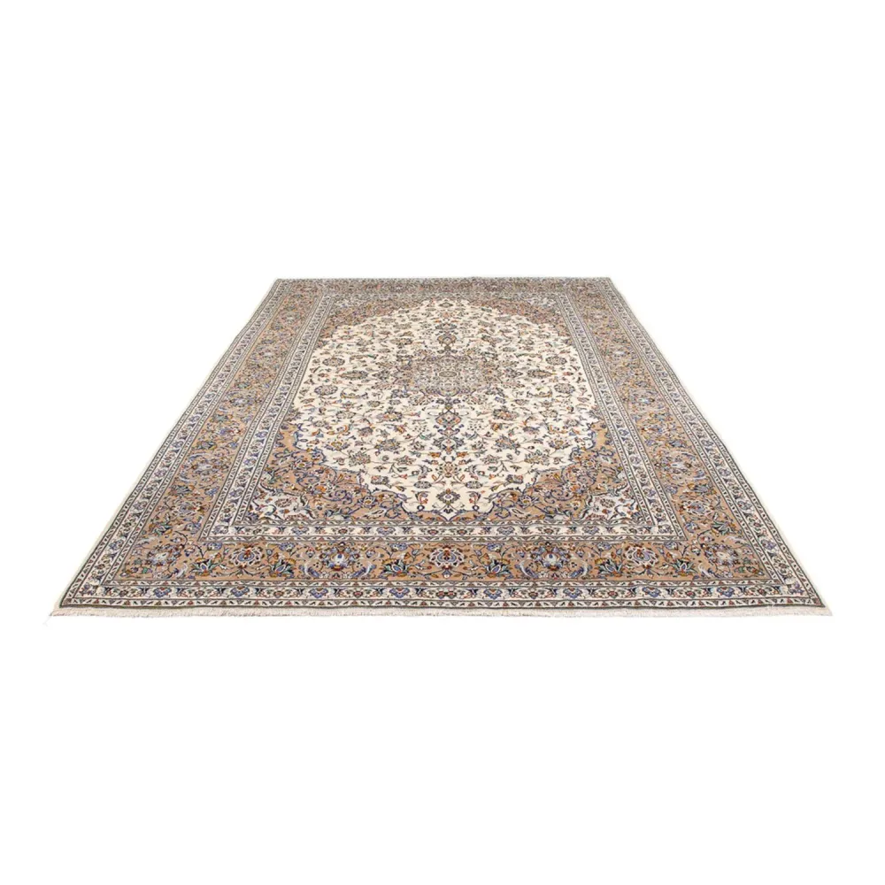 Tapete persa - Keshan - 356 x 240 cm - creme