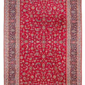 Tapete persa - Keshan - 358 x 243 cm - vermelho