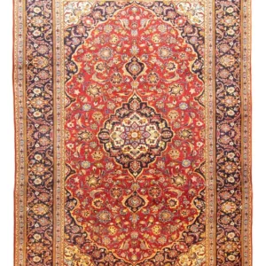 Tapete persa - Keshan - 358 x 248 cm - vermelho