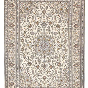 Tapete persa - Keshan - 360 x 245 cm - bege escuro