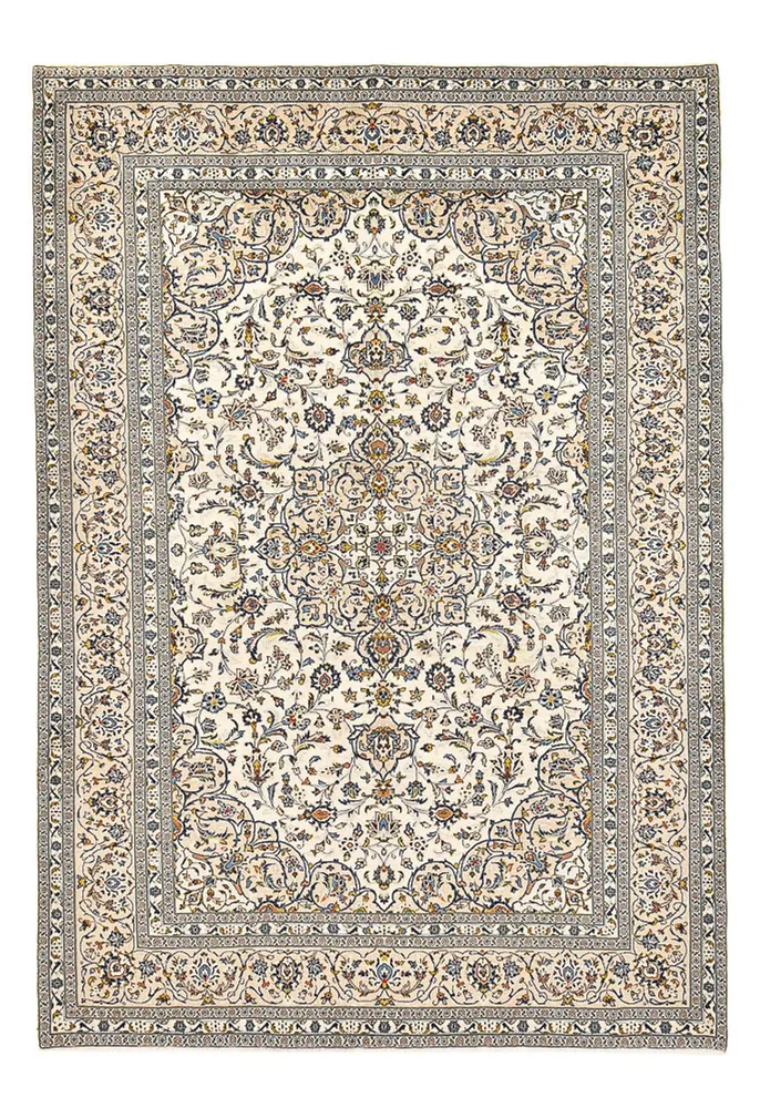 Tapete persa - Keshan - 360 x 246 cm - bege claro
