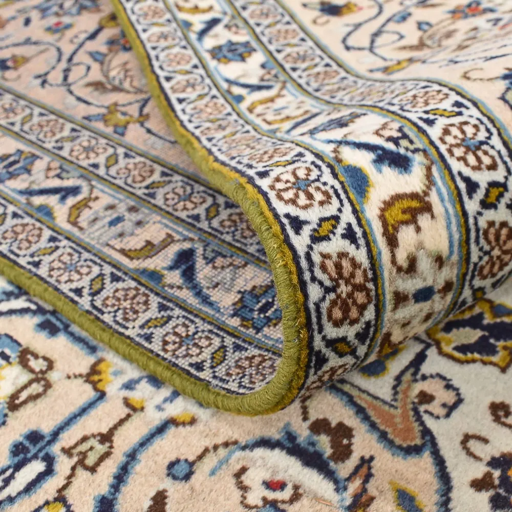 Tapete persa - Keshan - 360 x 246 cm - bege claro