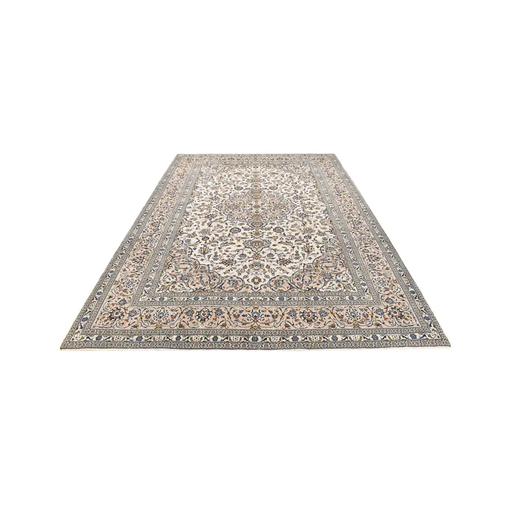 Tapete persa - Keshan - 360 x 246 cm - bege claro