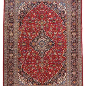 Tapete persa - Keshan - 360 x 255 cm - vermelho