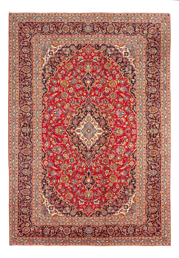 Tapete persa - Keshan - 362 x 250 cm - ferrugem