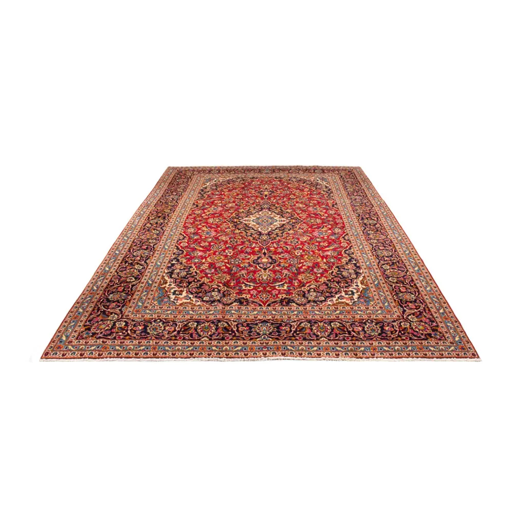 Tapete persa - Keshan - 362 x 250 cm - ferrugem