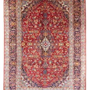 Tapete persa - Keshan - 362 x 250 cm - vermelho