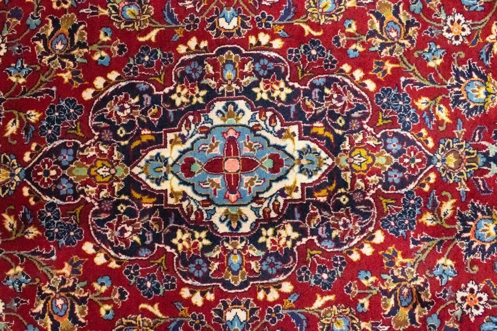 Tapete persa - Keshan - 362 x 250 cm - vermelho