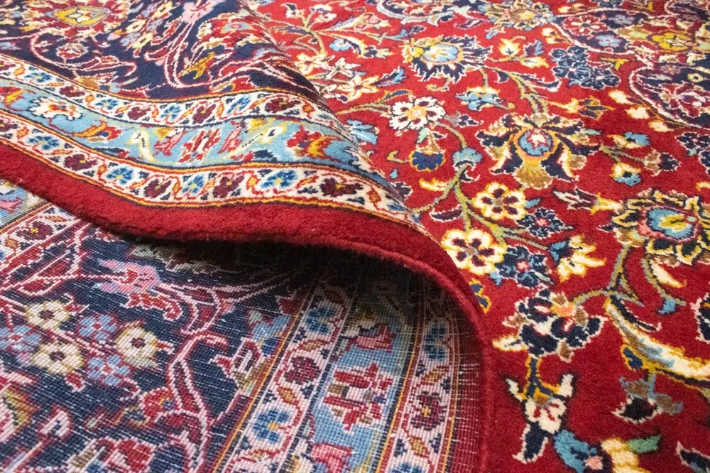 Tapete persa - Keshan - 362 x 250 cm - vermelho