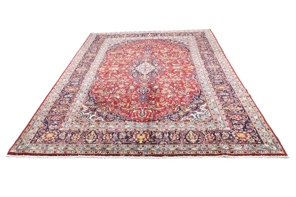 Tapete persa - Keshan - 362 x 250 cm - vermelho