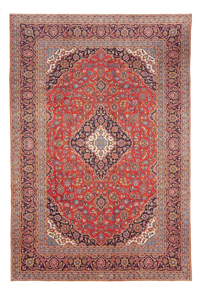 Tapete persa - Keshan - 362 x 252 cm - vermelho