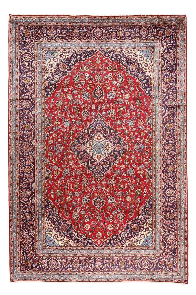 Tapete persa - Keshan - 366 x 244 cm - vermelho