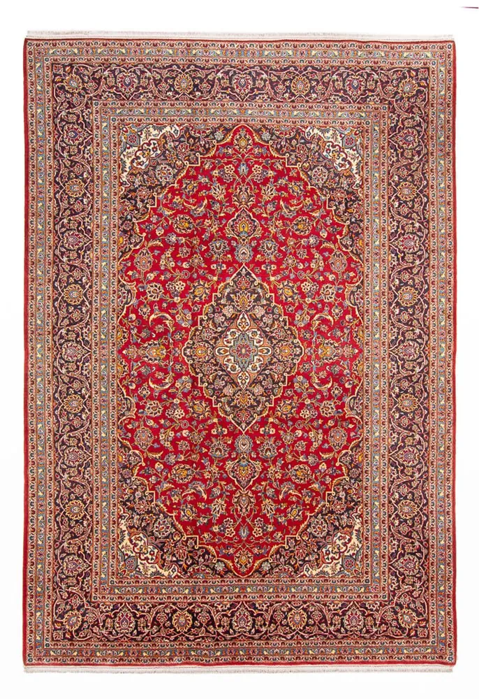 Tapete persa - Keshan - 366 x 250 cm - vermelho