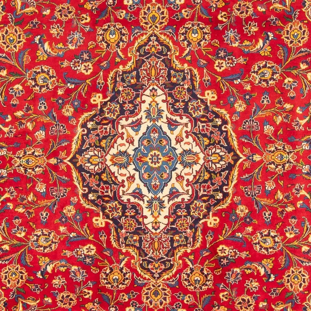 Tapete persa - Keshan - 370 x 252 cm - ferrugem