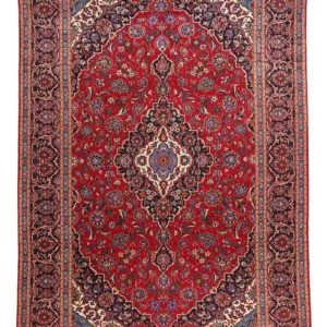 Tapete persa - Keshan - 370 x 255 cm - vermelho