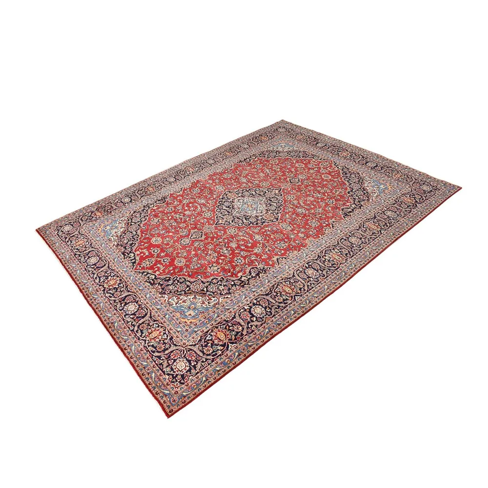 Tapete persa - Keshan - 392 x 290 cm - vermelho
