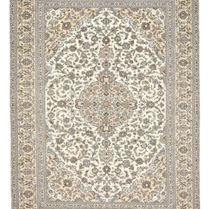 Tapete persa - Keshan - 400 x 288 cm - bege claro