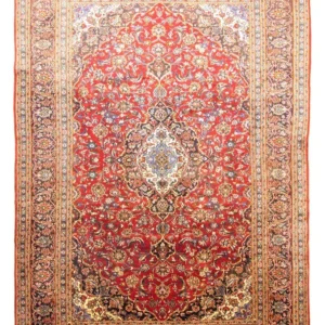 Tapete persa - Keshan - 420 x 291 cm - vermelho