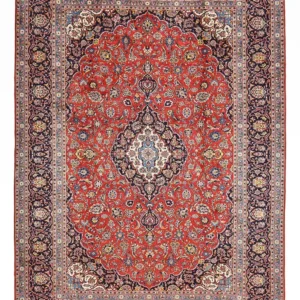 Tapete persa - Keshan - 420 x 302 cm - vermelho