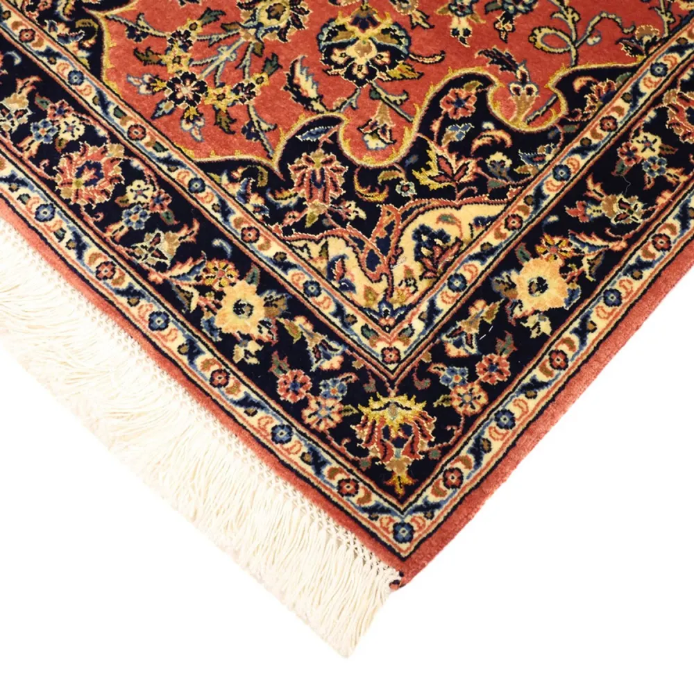 Tapete persa - Keshan - Colar de seda - 122 x 59 cm - vermelho