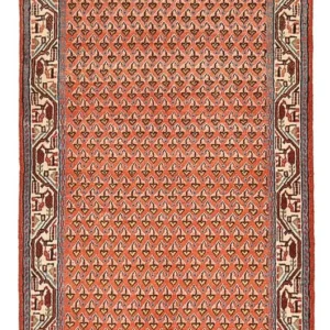 Tapete Persa - Mir - 125 x 66 cm - ferrugem