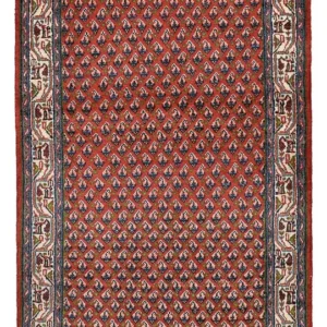 Tapete Persa - Mir - 132 x 69 cm - vermelho escuro