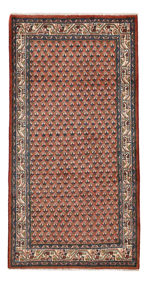 Tapete Persa - Mir - 139 x 68 cm - vermelho escuro