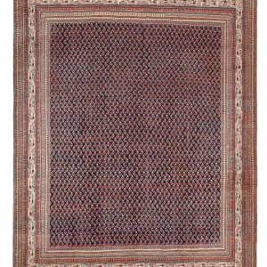 Tapete Persa - Mir - 320 x 247 cm - vermelho escuro