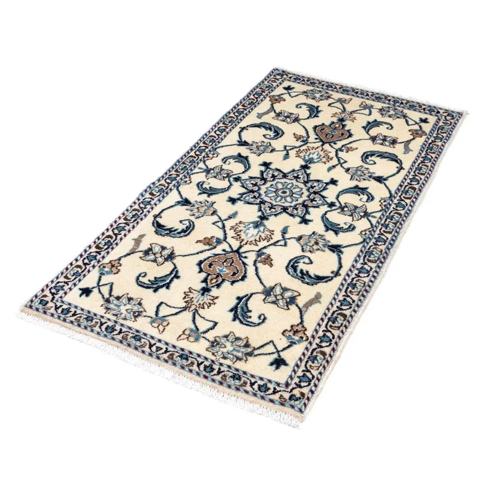 Tapete Persa - Nain - 135 x 67 cm - bege