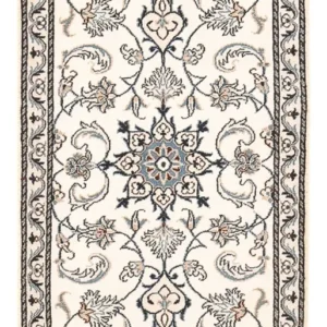 Tapete Persa - Nain - 136 x 67 cm - cinzento claro