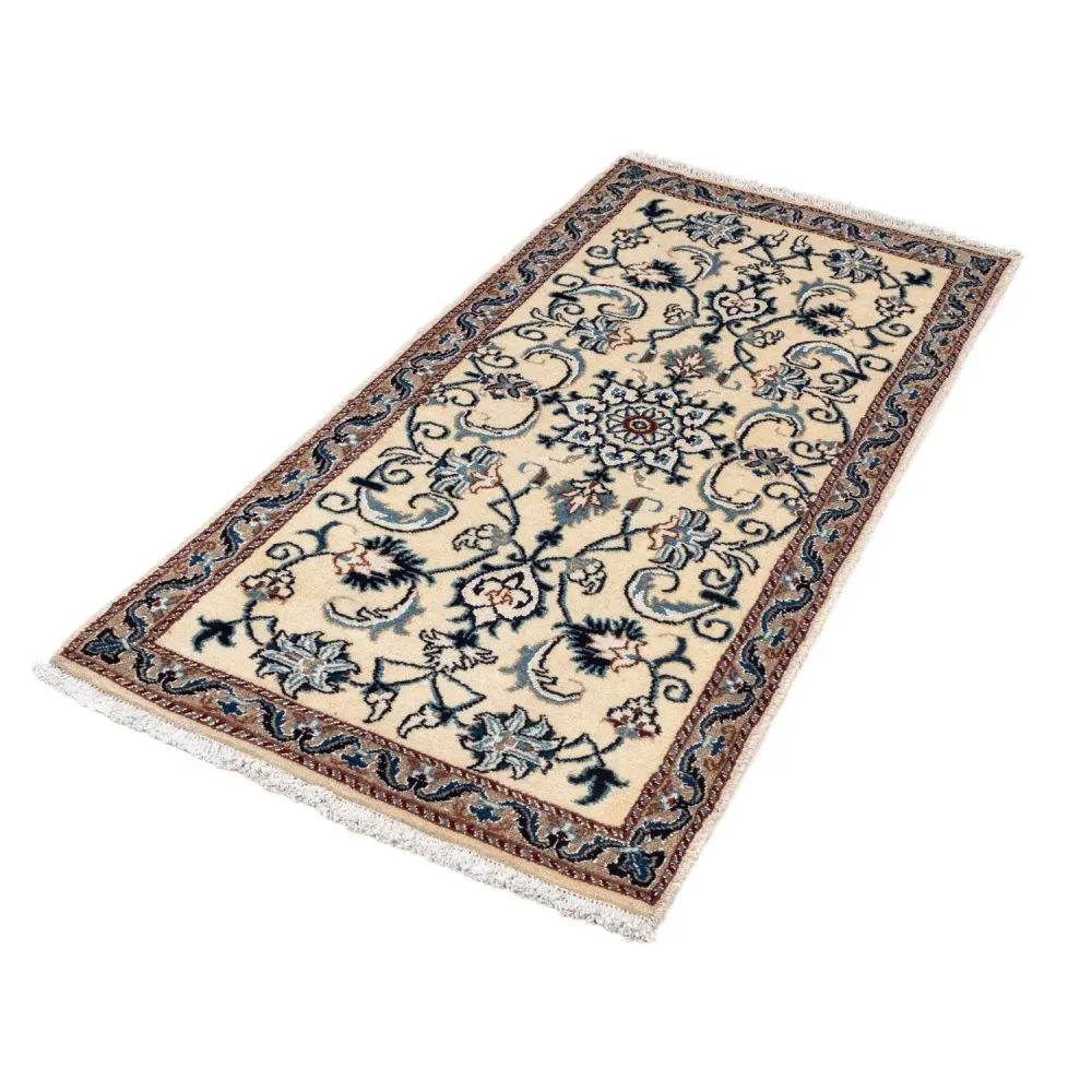 Tapete Persa - Nain - 138 x 66 cm - bege
