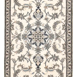 Tapete Persa - Nain - 138 x 90 cm - bege claro
