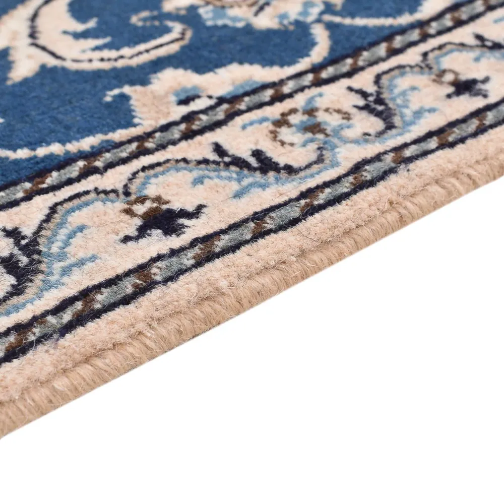 Tapete Persa - Nain - 140 x 68 cm - azul