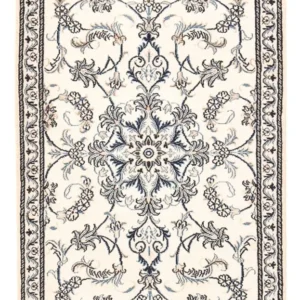 Tapete Persa - Nain - 140 x 88 cm - cinzento claro