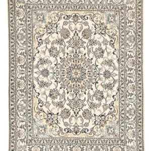 Tapete Persa - Nain - 193 x 145 cm - bege claro