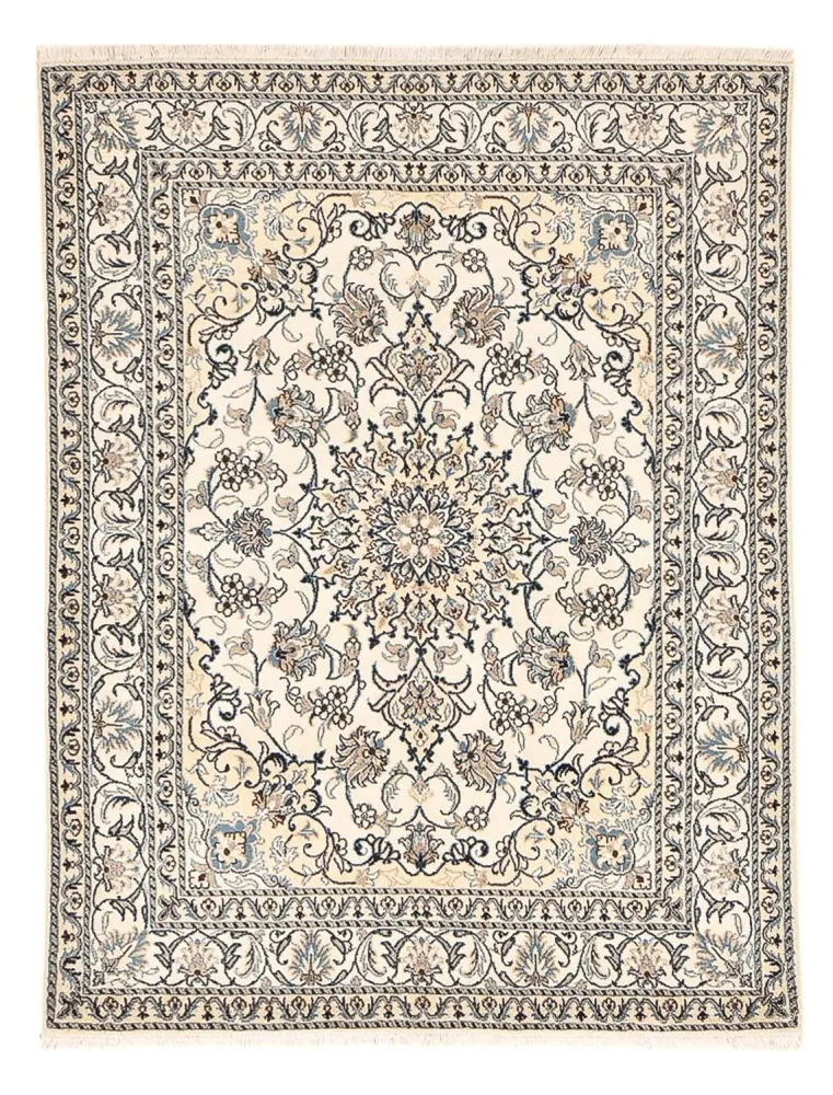 Tapete Persa - Nain - 193 x 145 cm - bege claro