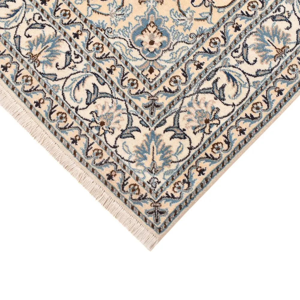 Tapete Persa - Nain - 193 x 145 cm - bege claro