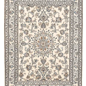 Tapete Persa - Nain - 195 x 147 cm - bege claro