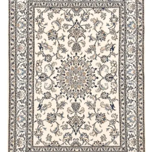 Tapete Persa - Nain - 198 x 143 cm - bege claro