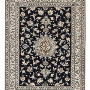 Tapete Persa - Nain - 200 x 149 cm - azul escuro