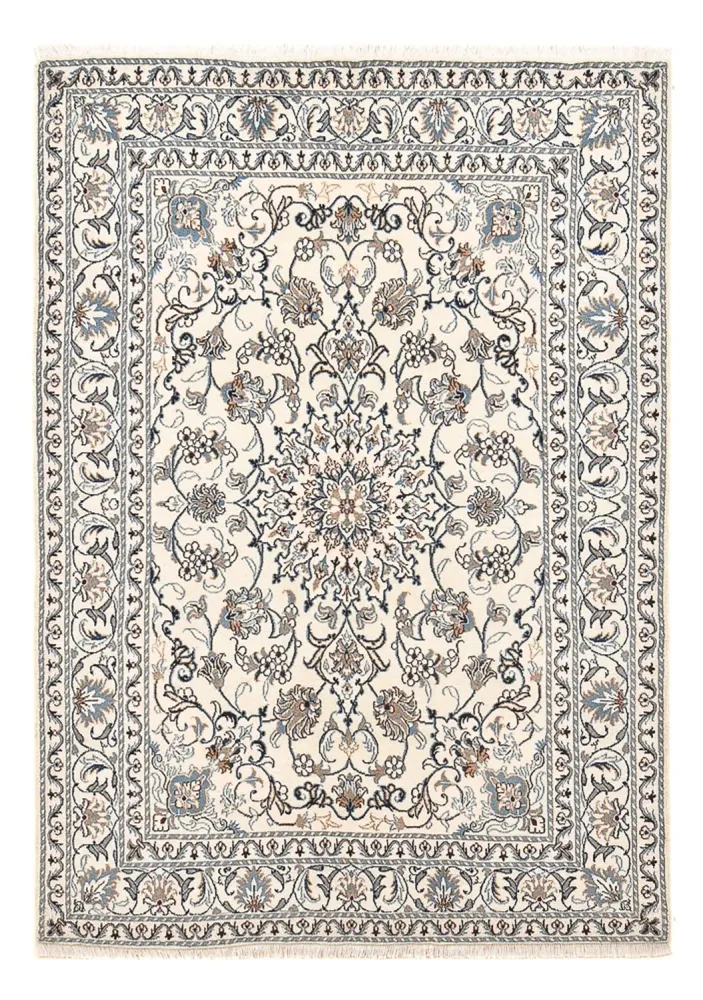 Tapete Persa - Nain - 207 x 149 cm - bege claro