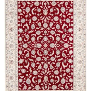 Tapete Persa - Nain - 236 x 169 cm - vermelho