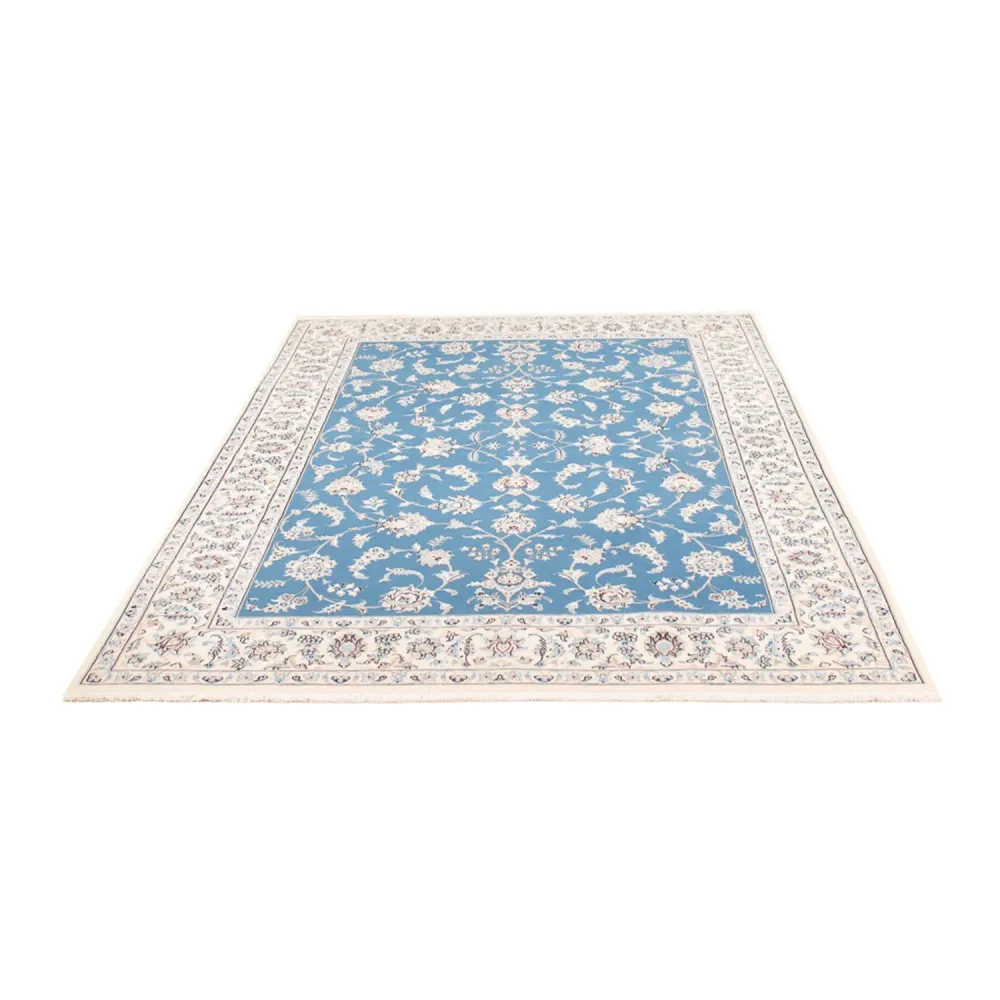 Tapete Persa - Nain - 237 x 170 cm - azul