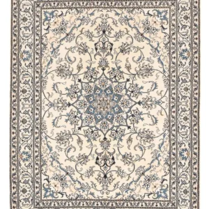 Tapete Persa - Nain - 239 x 170 cm - bege claro