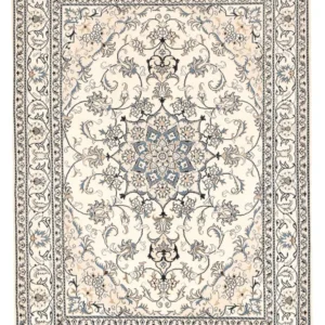 Tapete Persa - Nain - 241 x 164 cm - bege claro