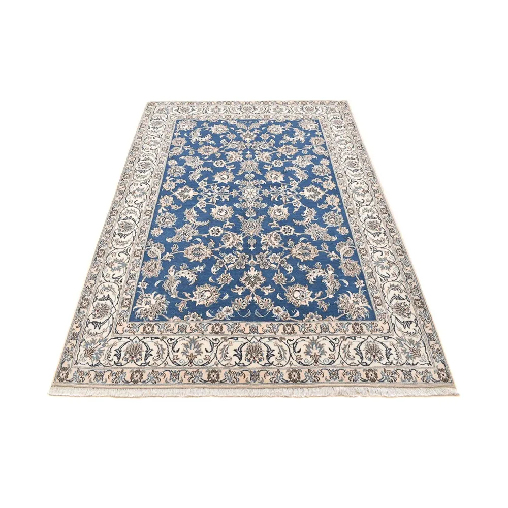 Tapete Persa - Nain - 242 x 165 cm - azul